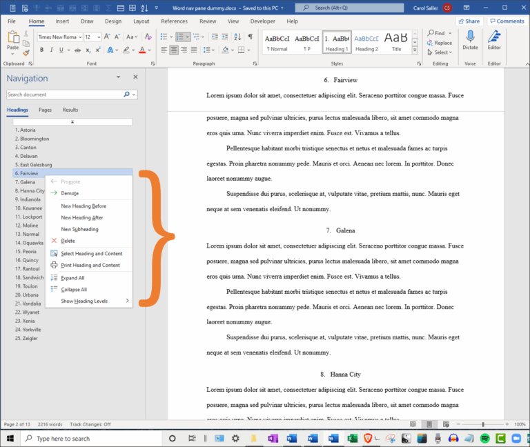 How to Reorganize Book Chapters with a Click